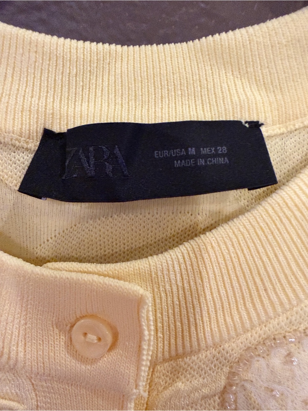 Zara Beaded Textured Knit Cardigan - Picture 3 of 9